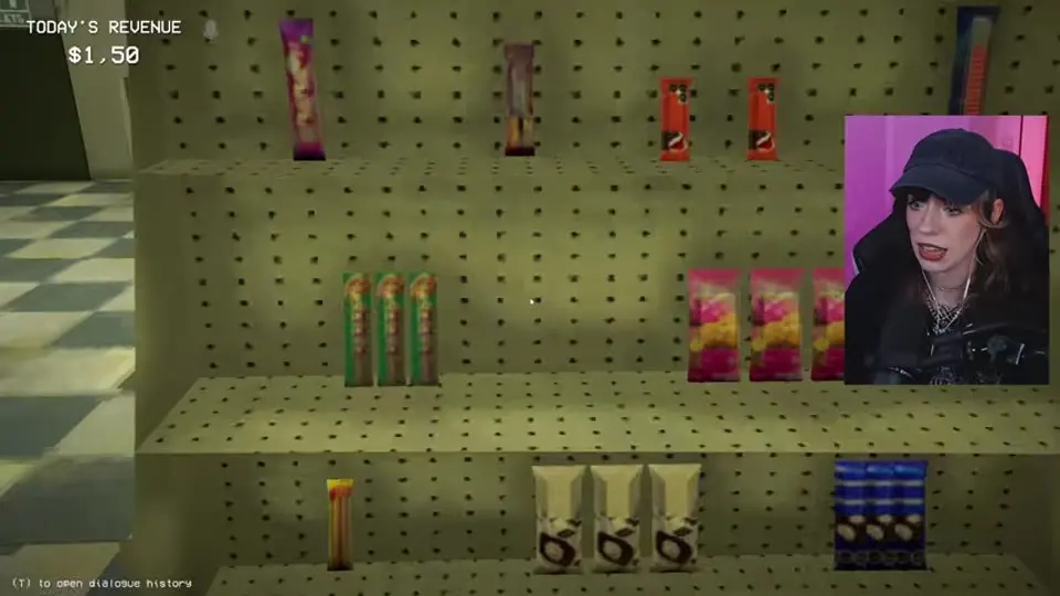 Products being placed into the empty spaces on a store shelf