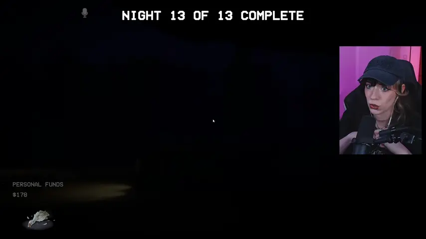 The Night 13 of 13 report appears before the ending is resolved.