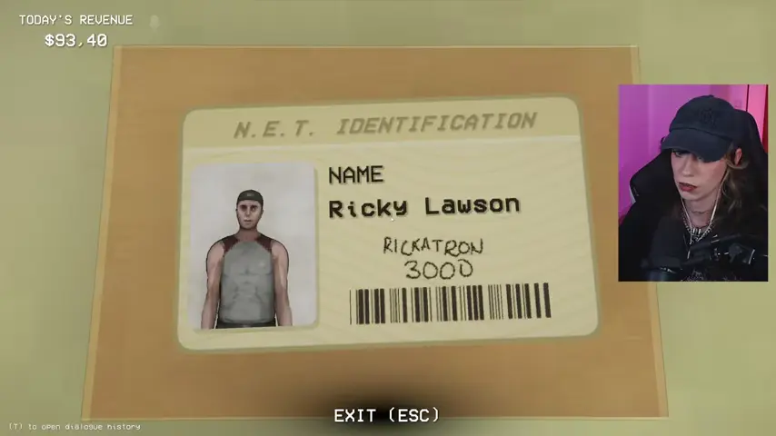 Ricky Lawson's identification is checked before the Blood Moon phase begins.