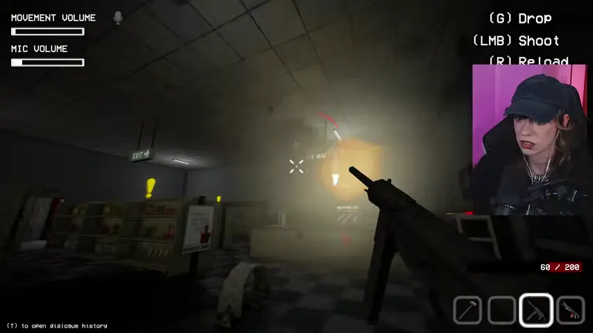 The player uses the unlocked firearm to finish remaining Blood Moon entities from cover.