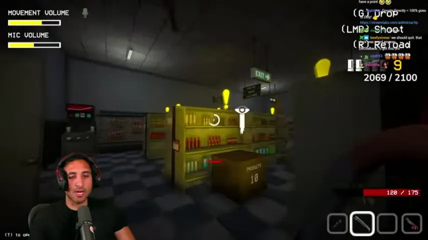 The final Night 11 attacker is cleared while the player remains armed.