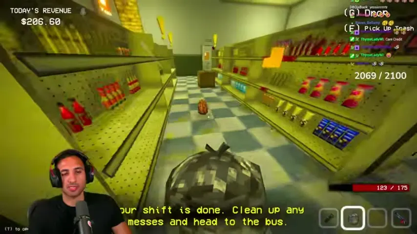 The store returns to the cleanup objective after the Night 11 raid.