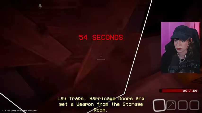 The countdown orders the player to barricade doors and prepare a weapon.