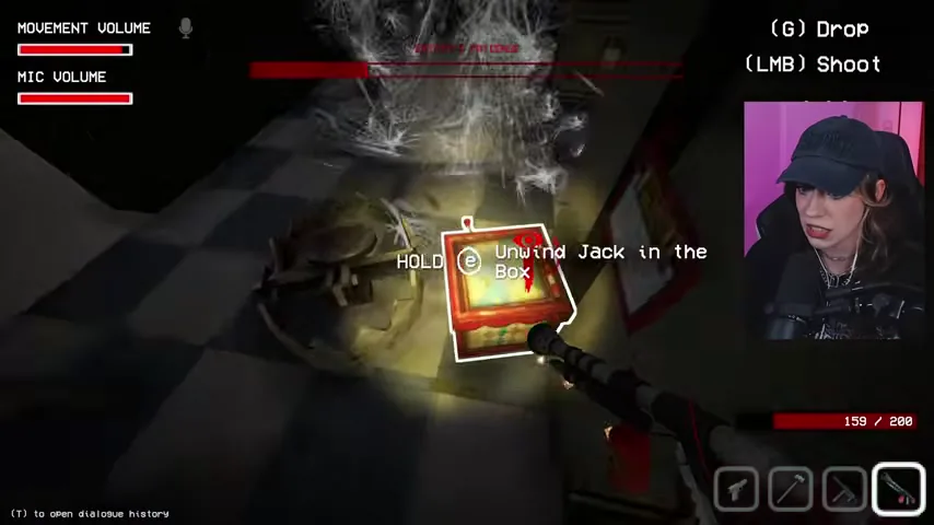 The Jack-in-the-Box displays the hold-to-unwind interaction.