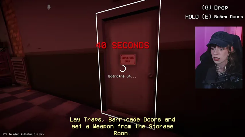 The front door is being boarded while the hunt countdown continues.