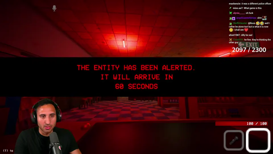 The red Night 4 warning announces that the alerted entity will arrive in 60 seconds.