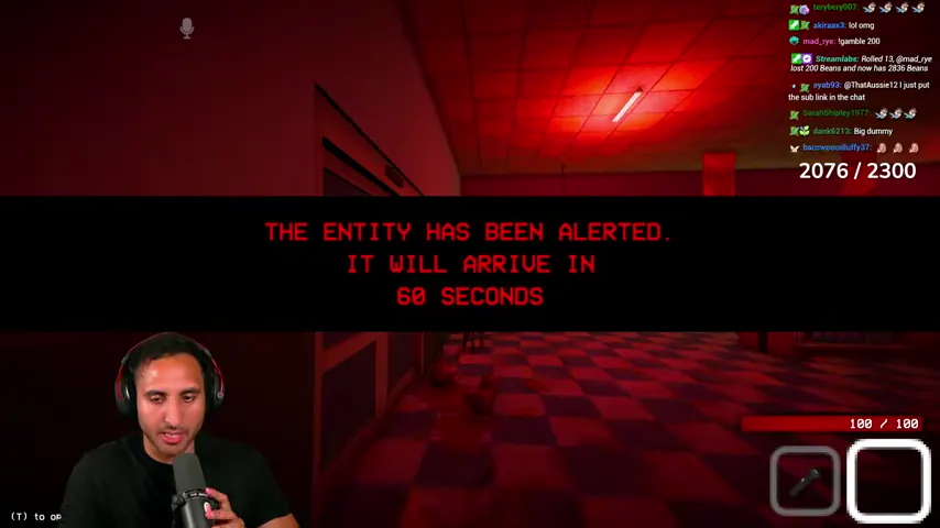 The Blood Moon alert begins a 60-second attack countdown.