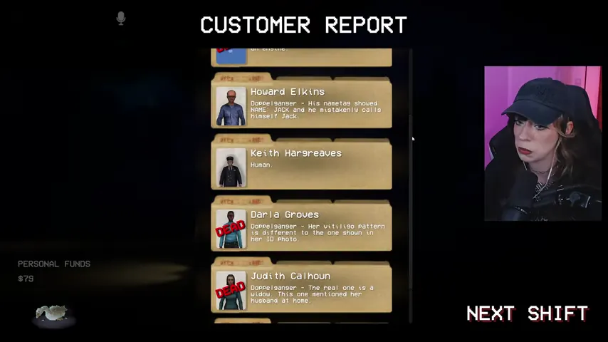 The customer report explains the name, vitiligo, and widow contradictions.