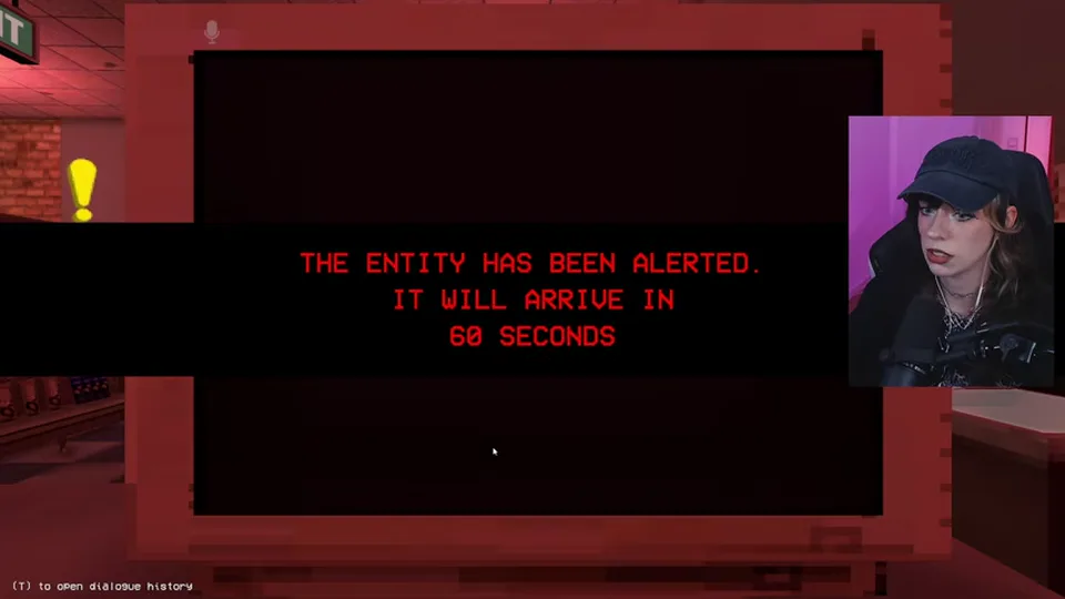The red entity alert starts a 60-second preparation timer.