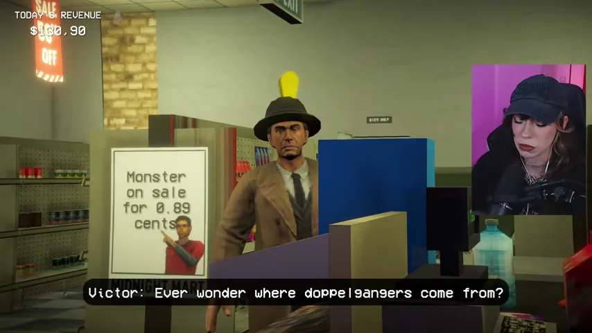 Victor explains a theory that doppelgangers grow from fear and negative emotions.