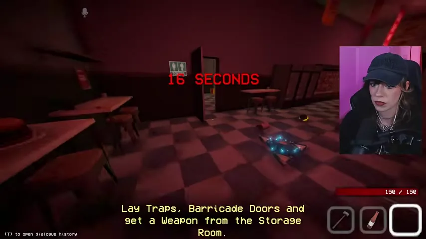 Traps and weapons are staged in the store before the countdown expires.