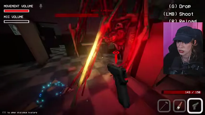 The player fires at a marked entity after drawing it across the prepared trap route.