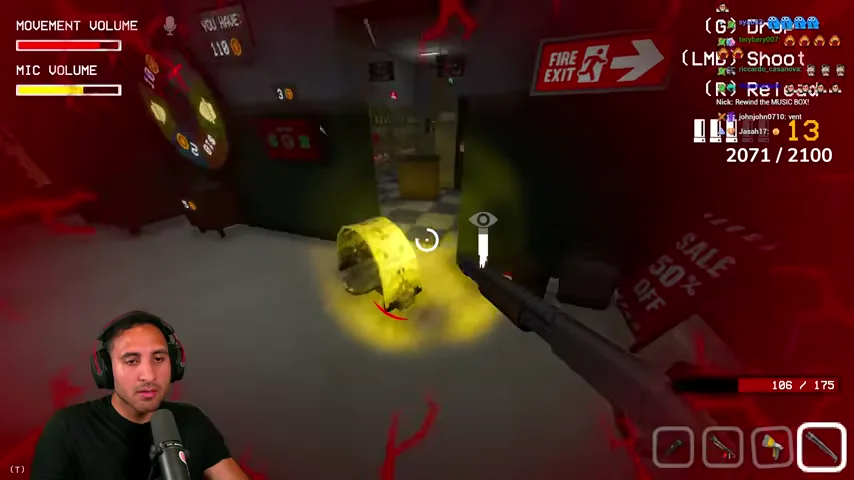 The glowing Jack-in-the-Box threat appears during the Night 9 raid.